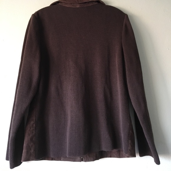 Brown Suede Leather jacket - Picture 2 of 3